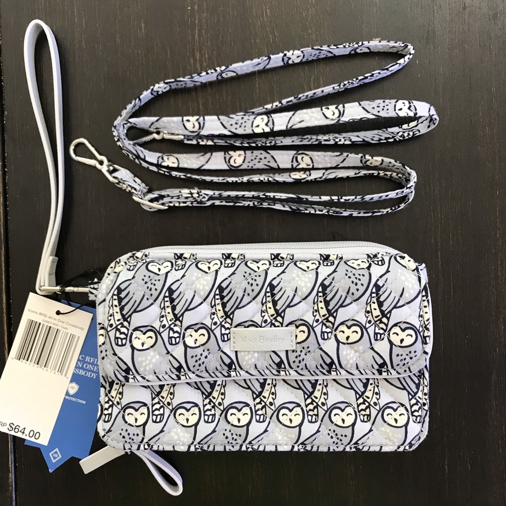 Vera Bradley All in One Crossbody Owls Patten